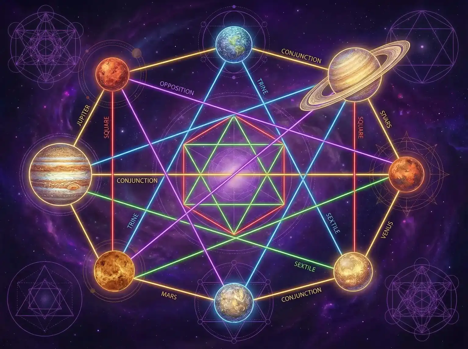 行星相位解读 - 欧美 亚洲 有码中文字幕 | 占星学进阶
